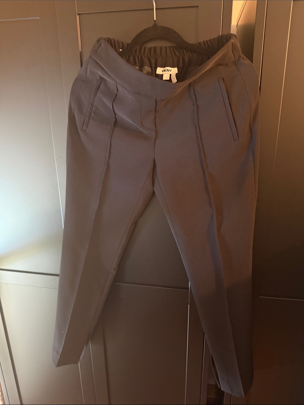 DKNY women Pleated Stretch Dress Pants